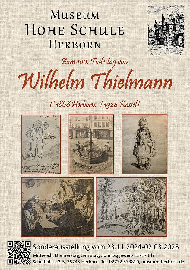 Plakat zur Wilhelm-Thielmann-Ausstellung